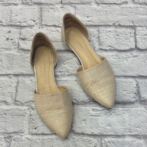 Jenni Kayne Textured Tan Flats